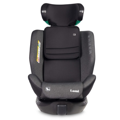 Autosedačka Lumi i-Size 40-150 cm, Isofix, 360 °, rastová, od 0m + do 12 Rokov - tm. šedá