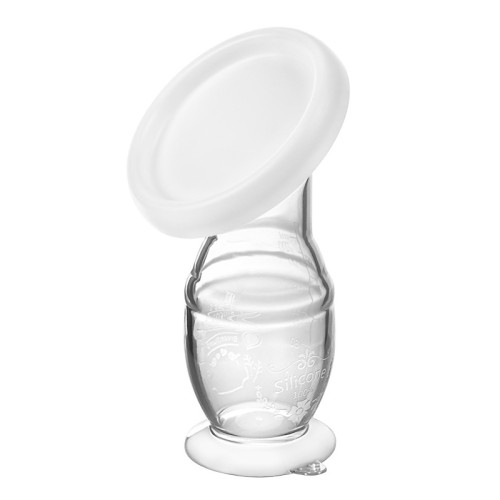 Kolektor, ručná pumpa na prsia, silikón Akuku, 100ml