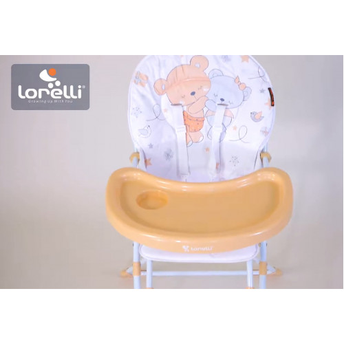 Jedálenská stolička Lorelli COOKIE beige Daisy