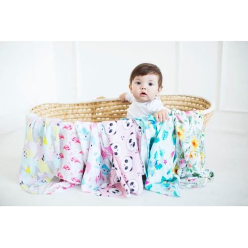 Luxusná osuška, plienka 110x110cm, bambusová, Hrušky