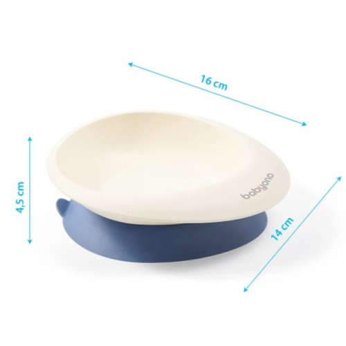 Uzatvárateľný miska s prísavkou a lyžičkou - biela, ružová