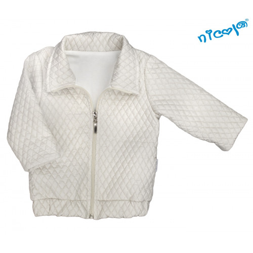 Dojčenská bunda Nicol, Paula - sivá, veľ. 104