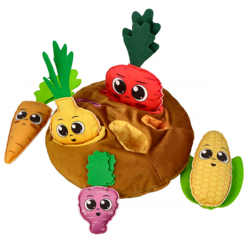Edukačná vzdelávacia plyšová hračka - Zeleninová záhradka
