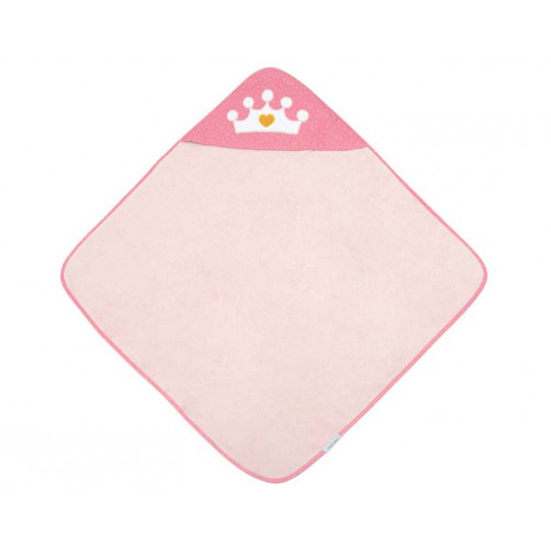 Canpol Babies Mäkká osuška s kapucňou 85x85cm - Queen, ružová