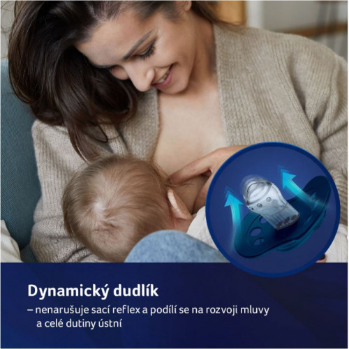 Lovi Silikónové dynamické cumlíky 3-6m, Harmony Girl - pudrová