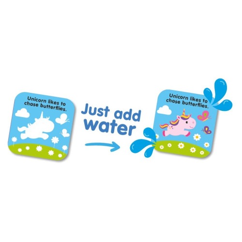 Kúzelná knižka do vane Barney&Buddy - Jednorožec, mätová