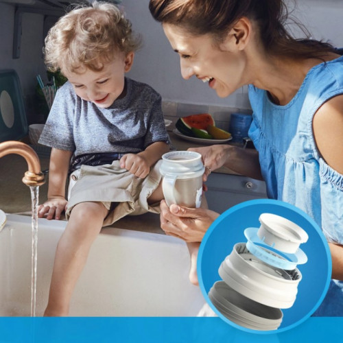 LOVI Kúzelný hrnček 360 ° 9+, Wild Soul, 250 ml - modrý