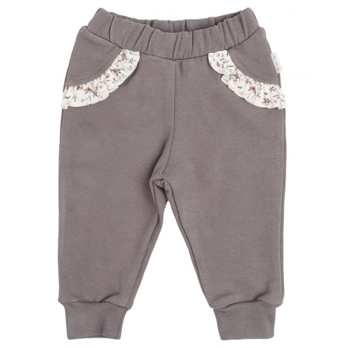 Mamatti Dojčenské tepláčky Louka - sivé, veľ. 74