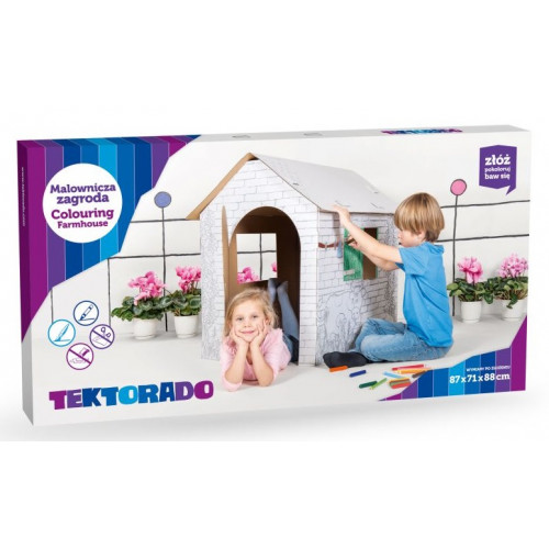 Detský zahradný kartónový domček Tektorado