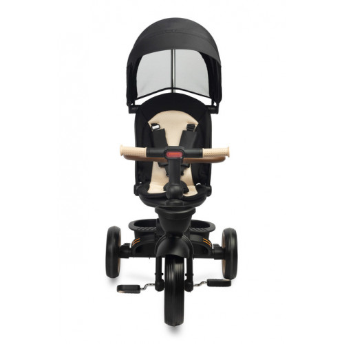 Multifunkčná detská trojkolka SABER - béžová, čierna