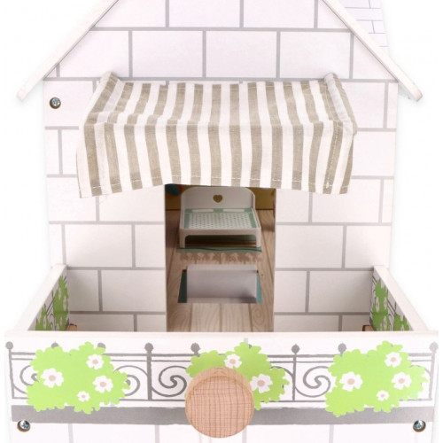 Veľký drevený domček pre bábiky