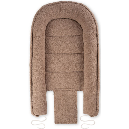Obojstranné hniezdočko s vankúšikom Teddy Bouclé - hnědé
