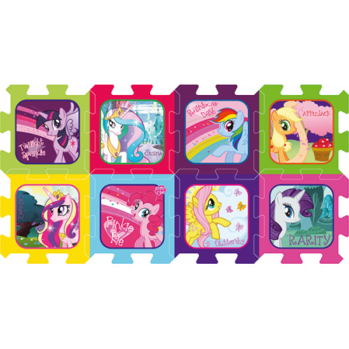 Teddies Penové puzzle My Little Pony/Hasbro 32x32x1cm