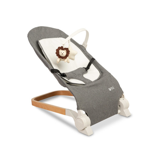 Dojčenské lehátko, ergonomické Pine - šedé