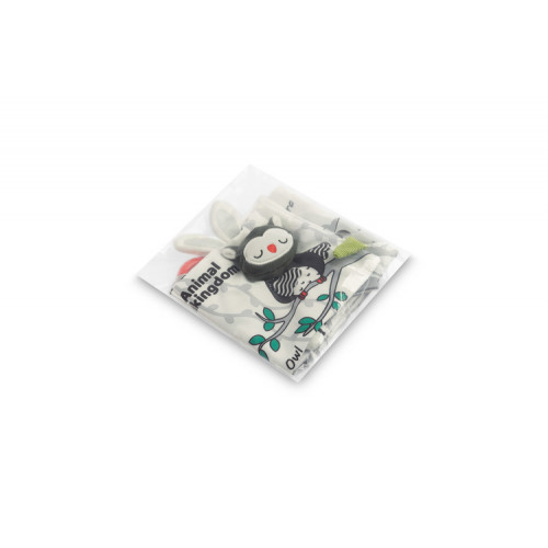 Kontrastná knižka pre bábätko black&white - Sova