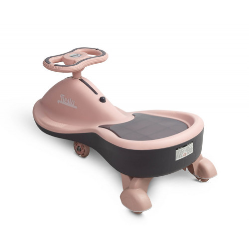 Gravitačné jazdítko, odrážadlo, Fiesta - béžové, purple