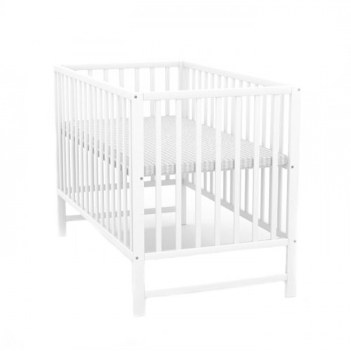 Postieľka pre bábätko Nature 120x60cm - biela