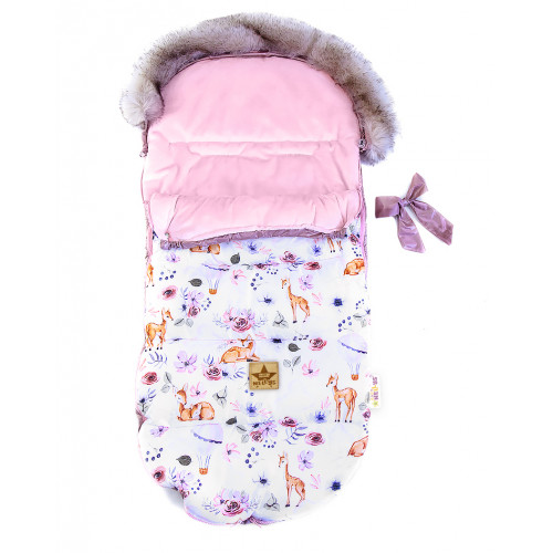 Detský fusak maxi PREMIUM Srnka 110x50cm + rukávník zadarmo