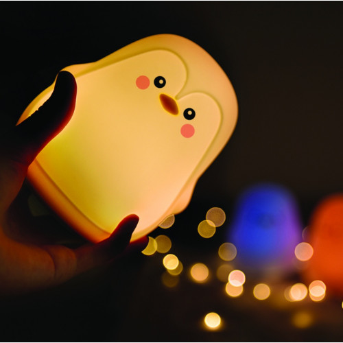 Prenosná silikónová lampička Innogio - Tučniak