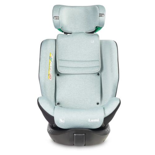 Autosedačka Lumi i-Size 40 - 150 cm, Isofix, 360 °, rastová, od 0m + do 12 rokov - zelená
