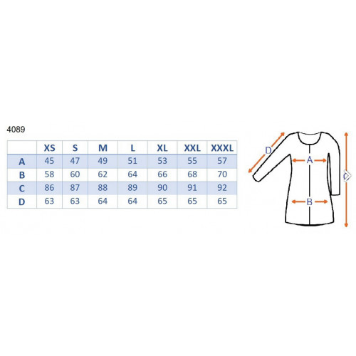 Be MaaMaa Tehotenské šaty, tunika s dl. rukávom - čierno/biele, vel´. XXXL