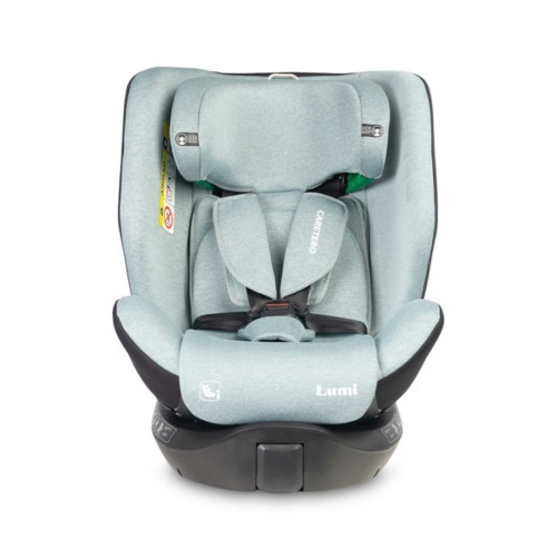 Autosedačka Lumi i-Size 40 - 150 cm, Isofix, 360 °, rastová, od 0m + do 12 rokov - zelená
