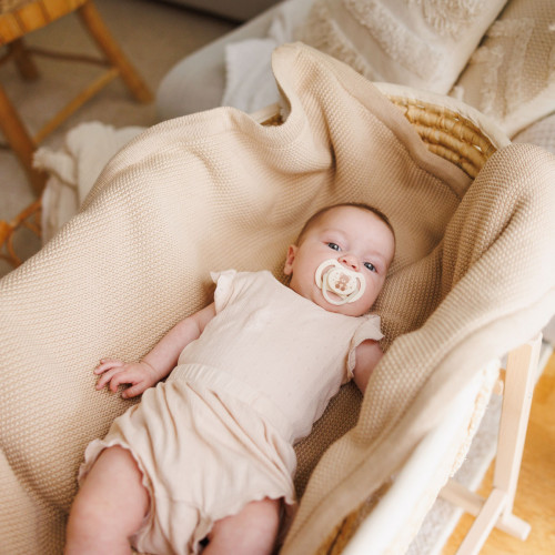 Cumlík silikónový, symertický tvar, 0-6m, 2 ks - Nature