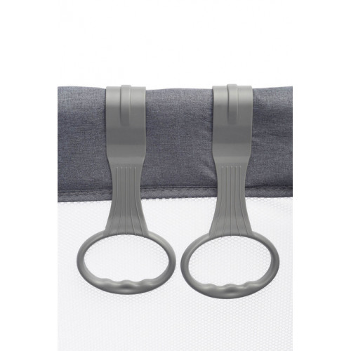 Detská skladacia ohrádka Quadra - grafit