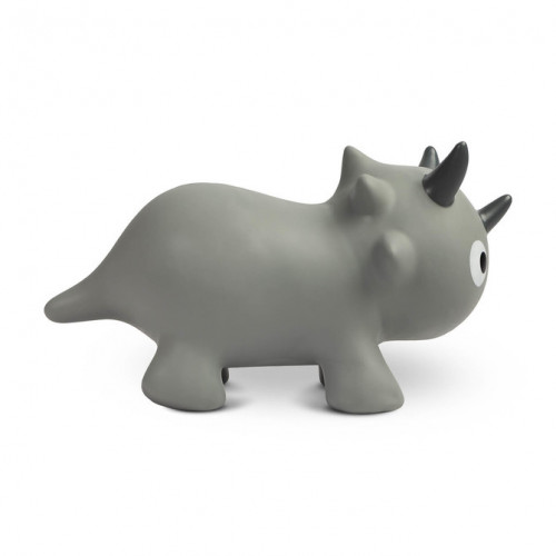 Skákacie Dino s pumpičkou, grey