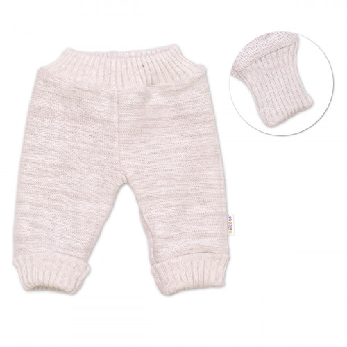 Rastúce obojstranné nohavice Hand Made, hnedá-béžová