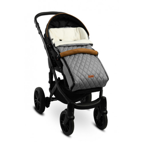 Prešívaný fusak, polar, 95x40cm - šedý