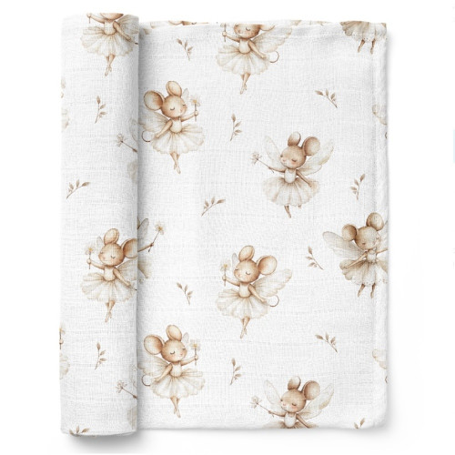 Bambusová plienka 75x75cm, lux, Myšky