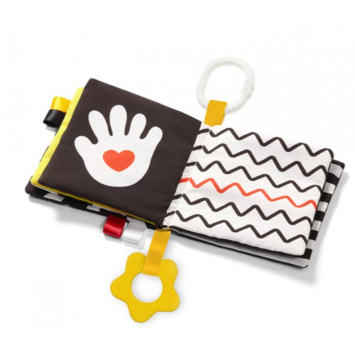 BabyOno Mäkká senzorická knižka - My Contrast book