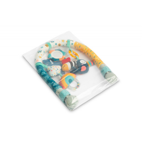 Plyšový oblúk s hračkami - Dúha