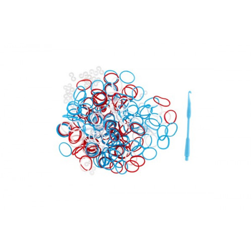Urob si svoj náramok - gumičky na pletenie gumové mix farieb 200ks v sáčku