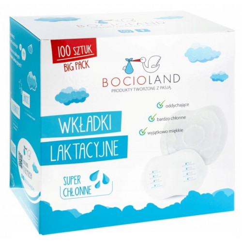 Jednorazové vložky do podprsenky, 100 ks v balení