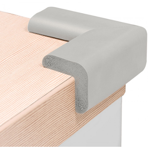 Ochrana ostrých rohov mäkká - sivá