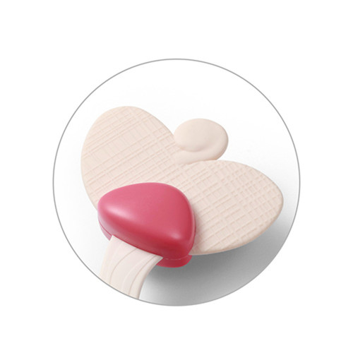 Hrkálka, hryzátko pre bábätko s guličkami, Tulipán - pastel