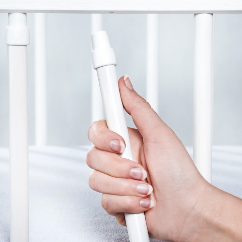 Detská postieľka Nel mráčik biela - 120x60