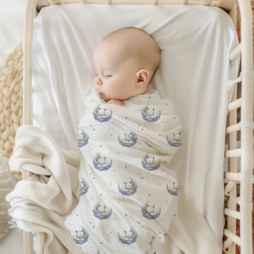 Bambusová plienka 75x75cm, lux, Lištičky