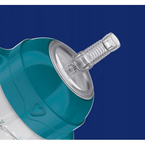 Nevylievací hrnček so slamkou a závažím Lovi Straw Cup, 150 ml, zelený