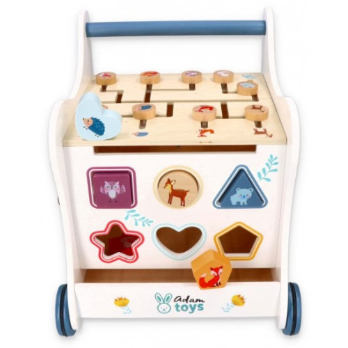 Drevené Chodítko pre bábätko 5v1 - Lesné zvieratká