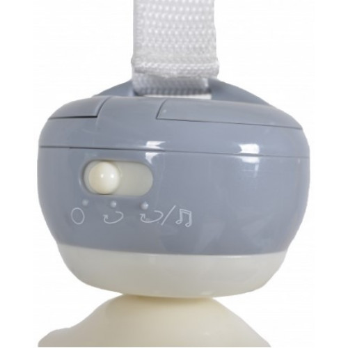 Cangaroo Mini Kolotoč nad postieľku s melódiou Moonlight, modrý