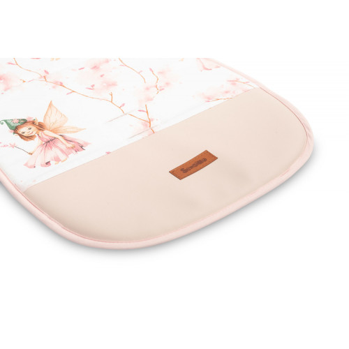 Vložka do kočíka, mušelín, Víla Ema, ružová