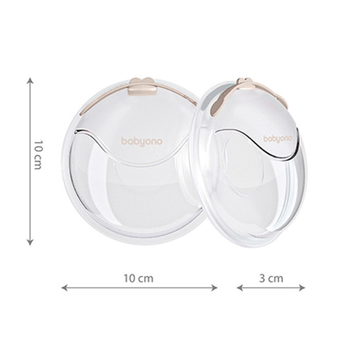 Laktačné mušle - zberače mlieka, 2 ks v balení