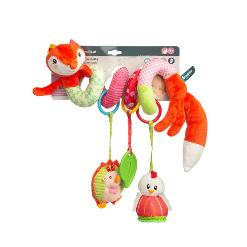 Edukačná, kontrastná špirála Colorful - Líška