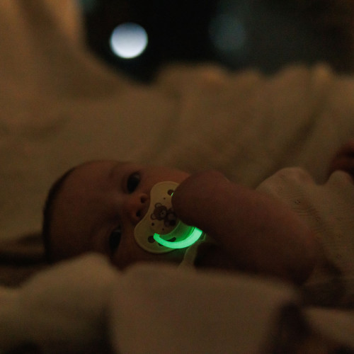 Cumlík silikónový, anatomický tvar, 0-6m, 2 ks - Sweet Love