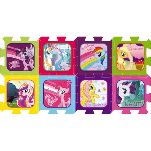 Teddies Penové puzzle My Little Pony/Hasbro 32x32x1cm