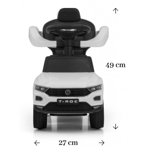 Jazdítko, odrážadlo, odrážadlo Euro Baby, Volkswagen T-ROC - červené