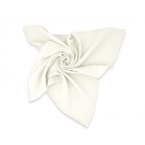 Mušelínové plienky Nature, 80x80 cm, sivá, smotanová - 2ks